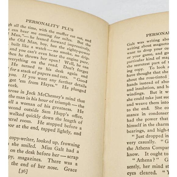 Personality Plus by Edna Ferber 1st Edition Novel Dust Jacket Antique Book 1914 - Picture 9 of 16